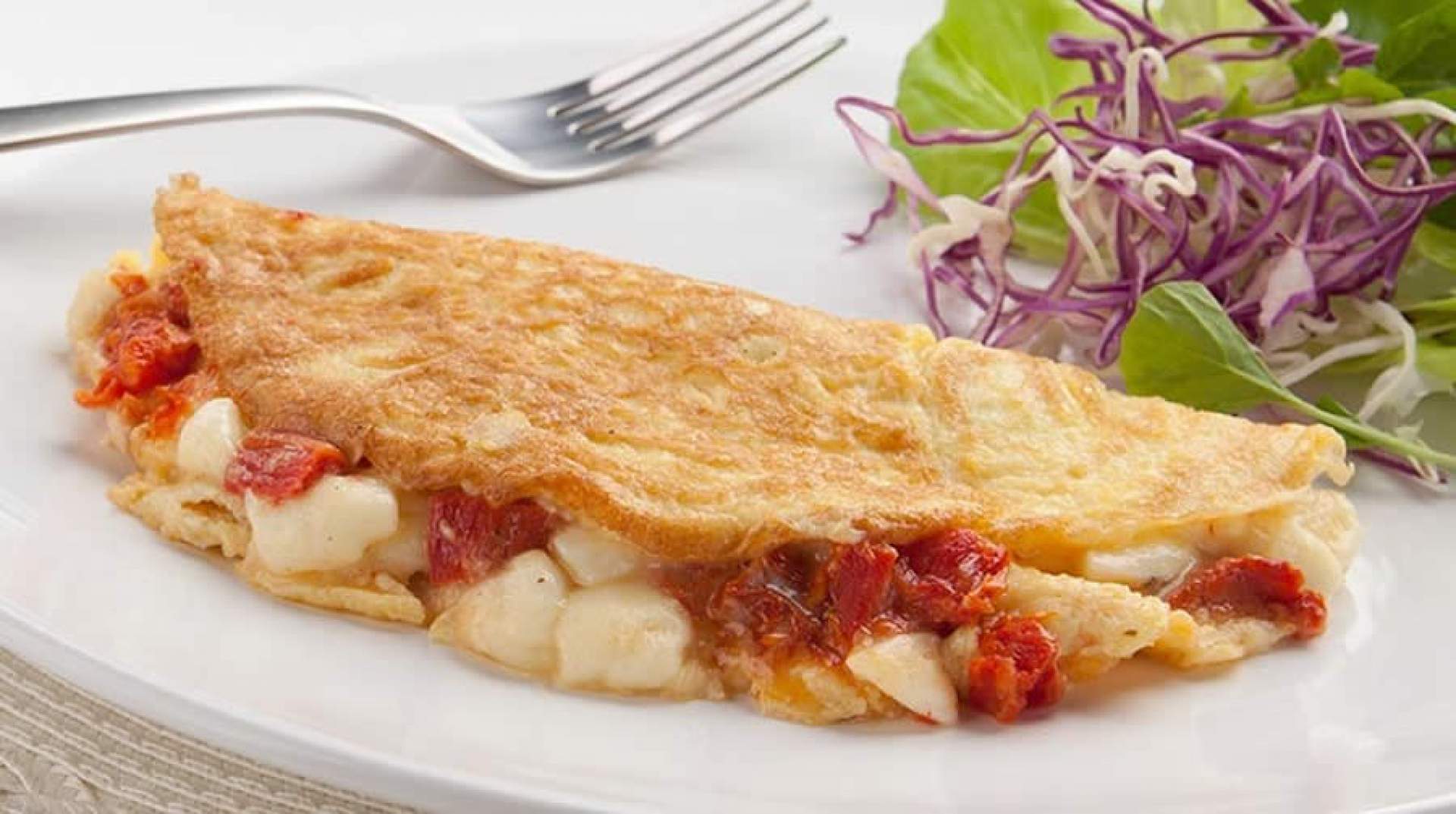 5 formas de preparar uma omelete com mussarela de búfala